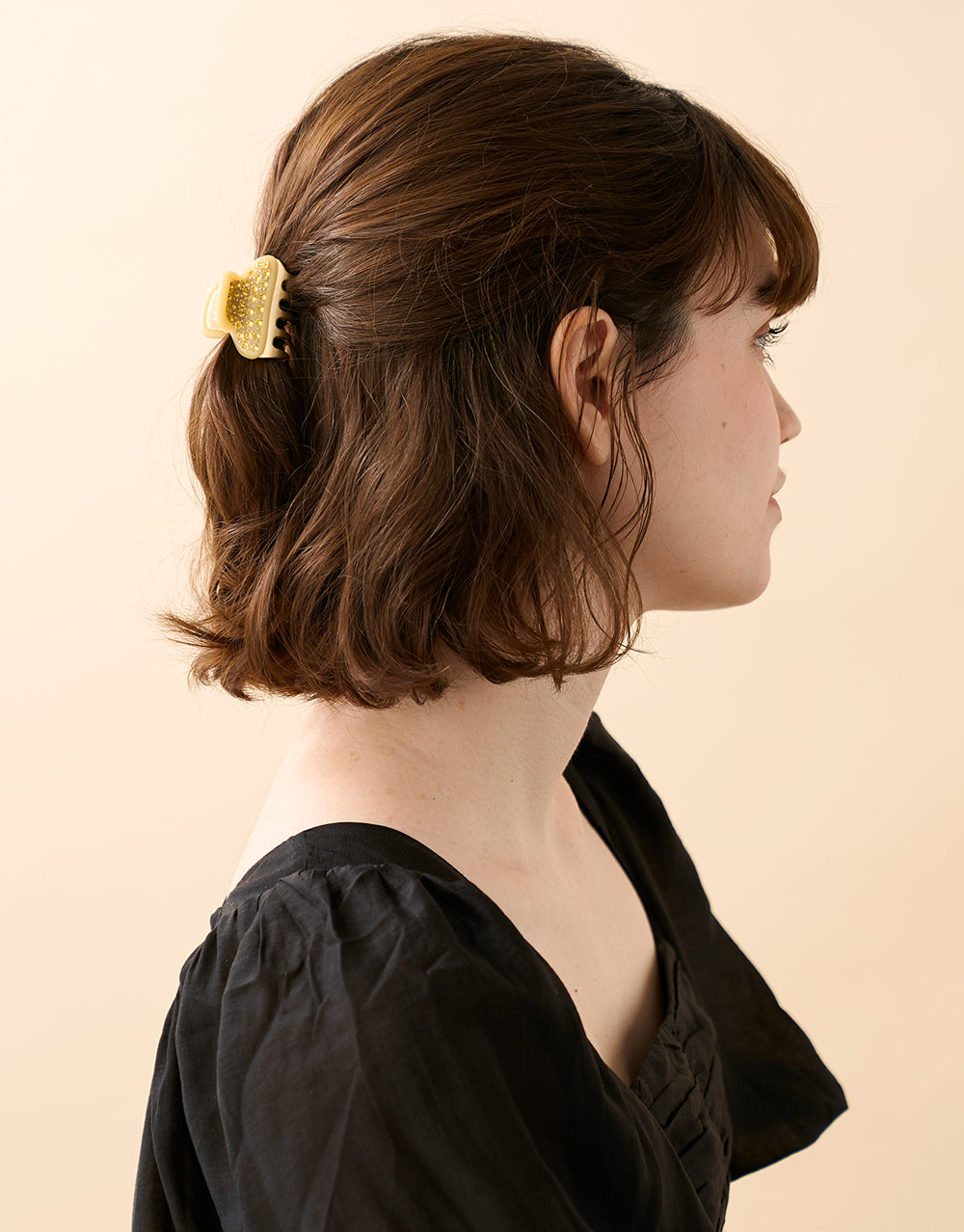 Vendome Small Crystal Hair Claw Clip