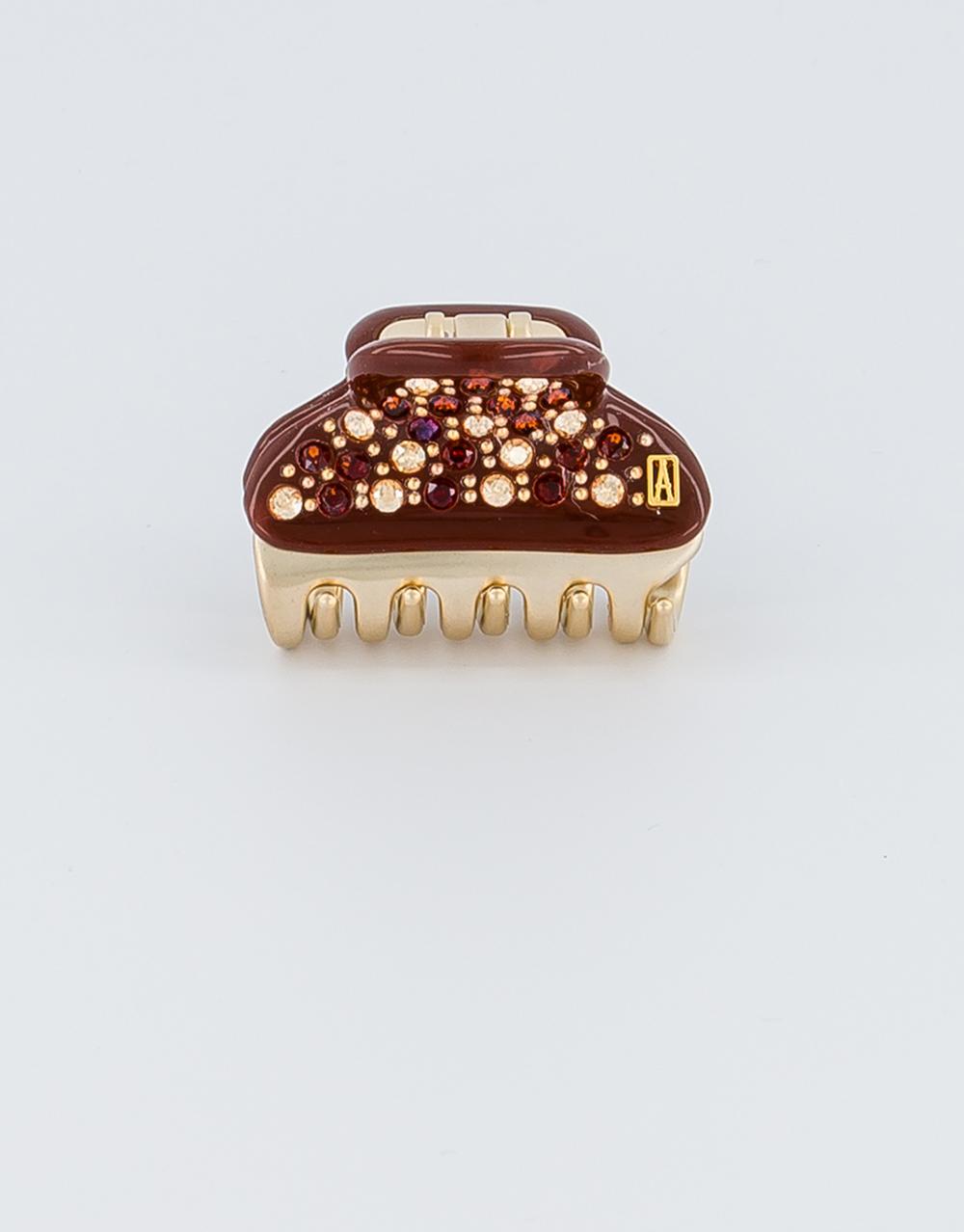 Vendome Small Crystal Hair Claw Clip