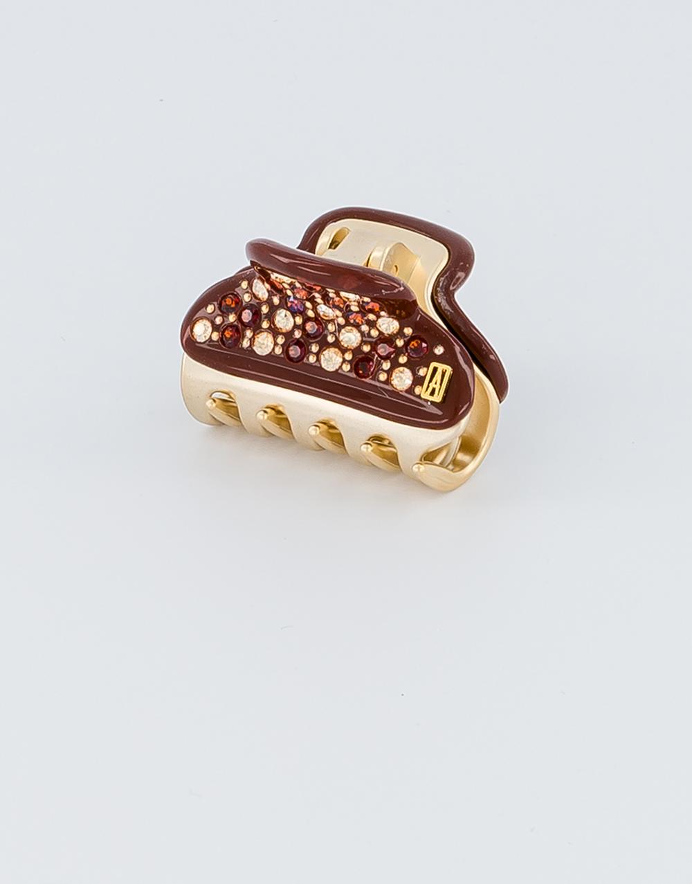Vendome Small Crystal Hair Claw Clip