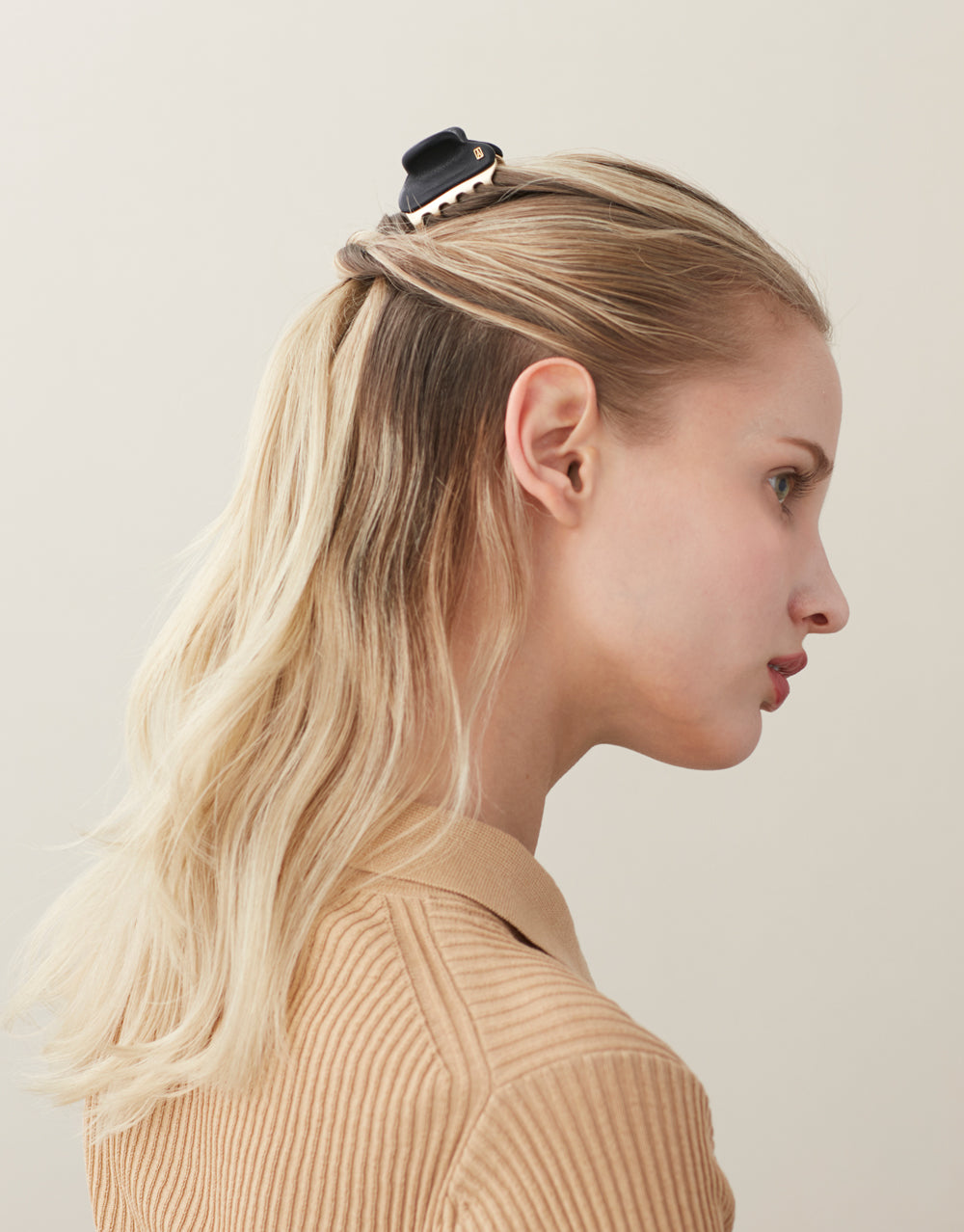 Vendome Small Swarovski Crystal Jaw Hair Clip