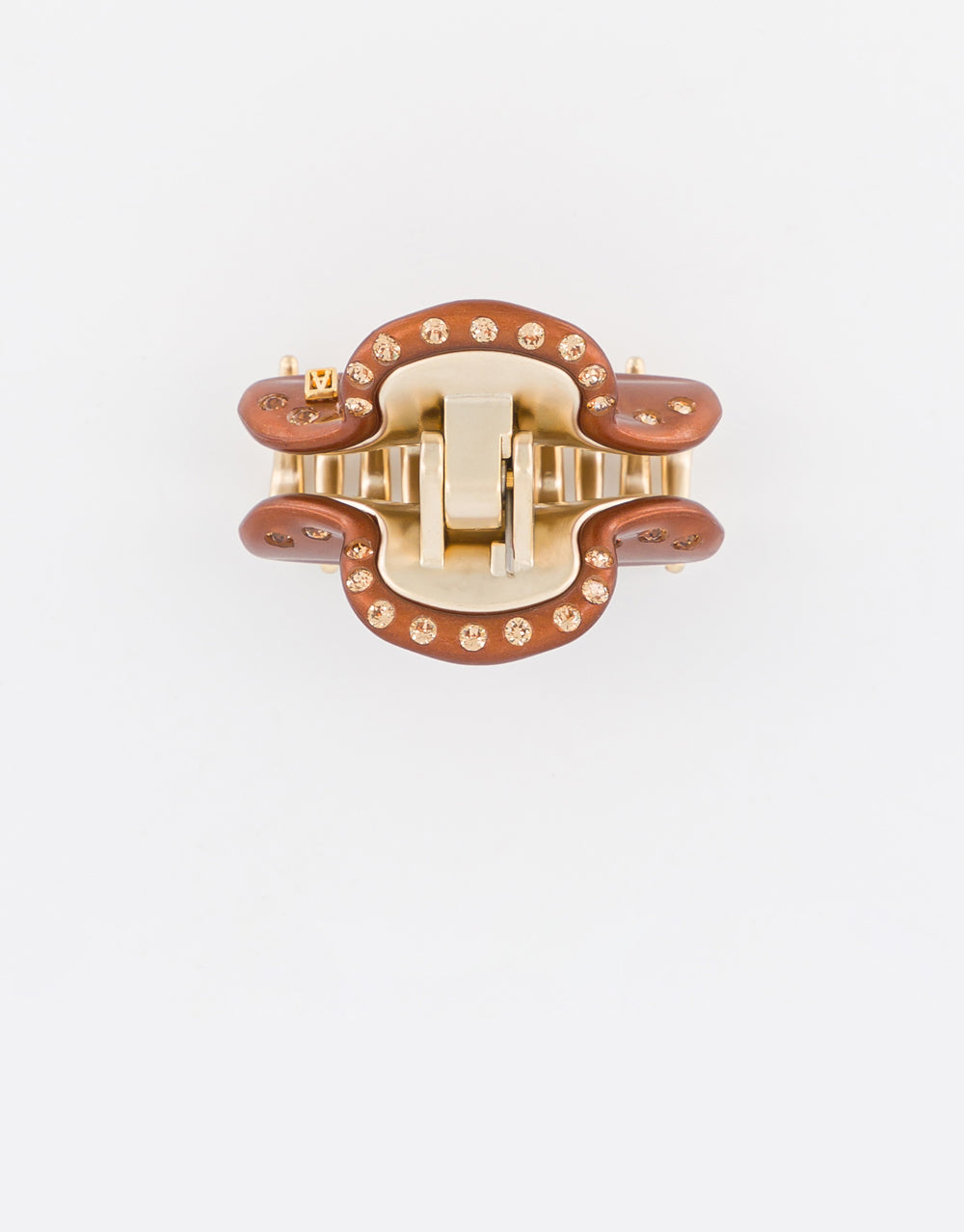 Vendome Small Swarovski Crystal Jaw Hair Clip