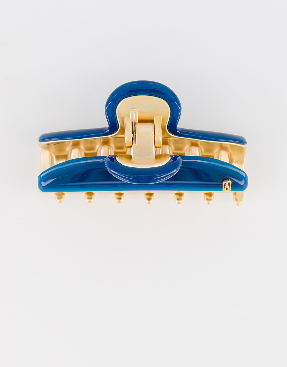 Vendome Medium Navy Hair Clip
