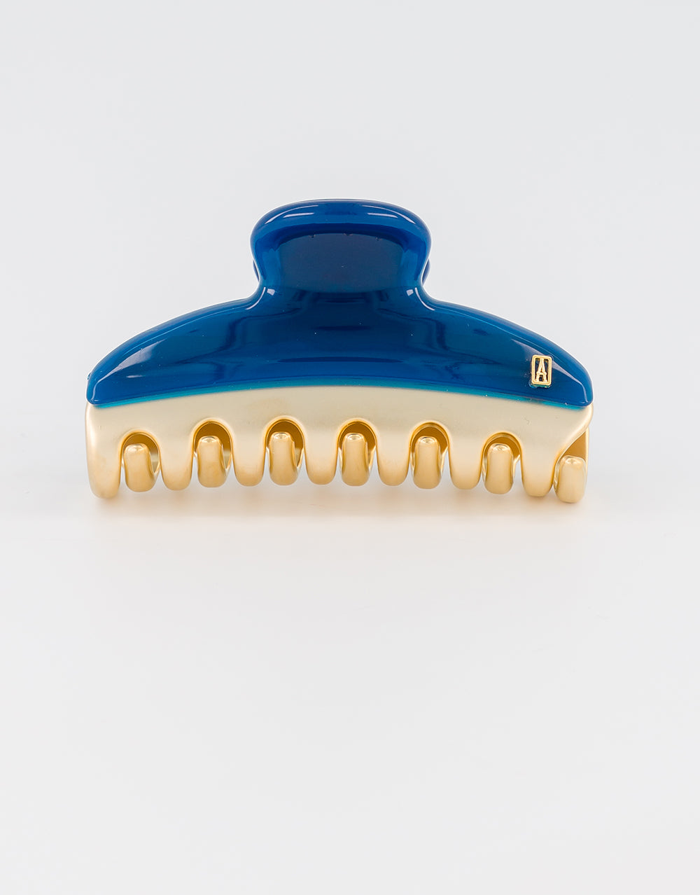 Vendome Medium Navy Hair Clip