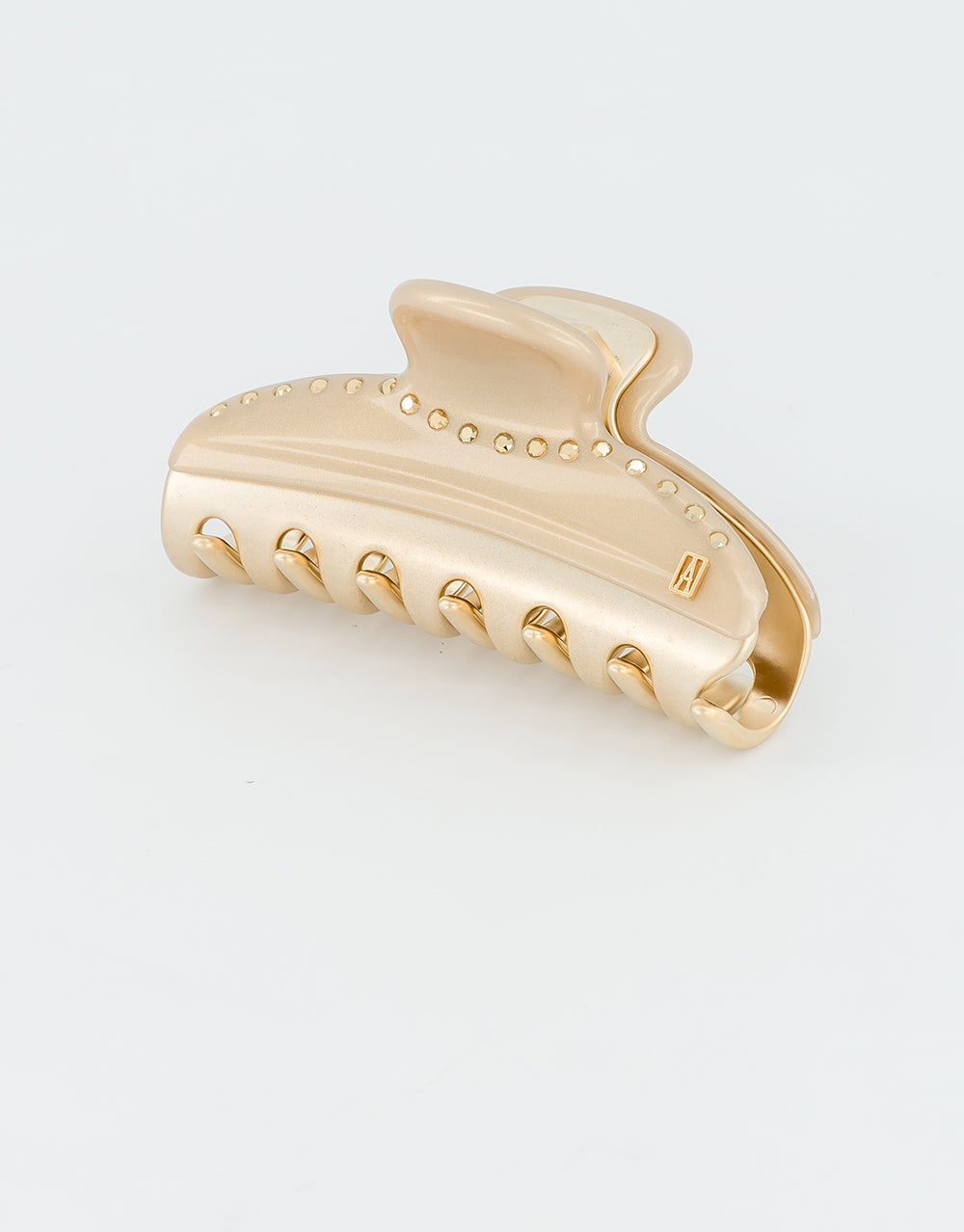 Vendome Gold and Crystals Medium Hair Clip