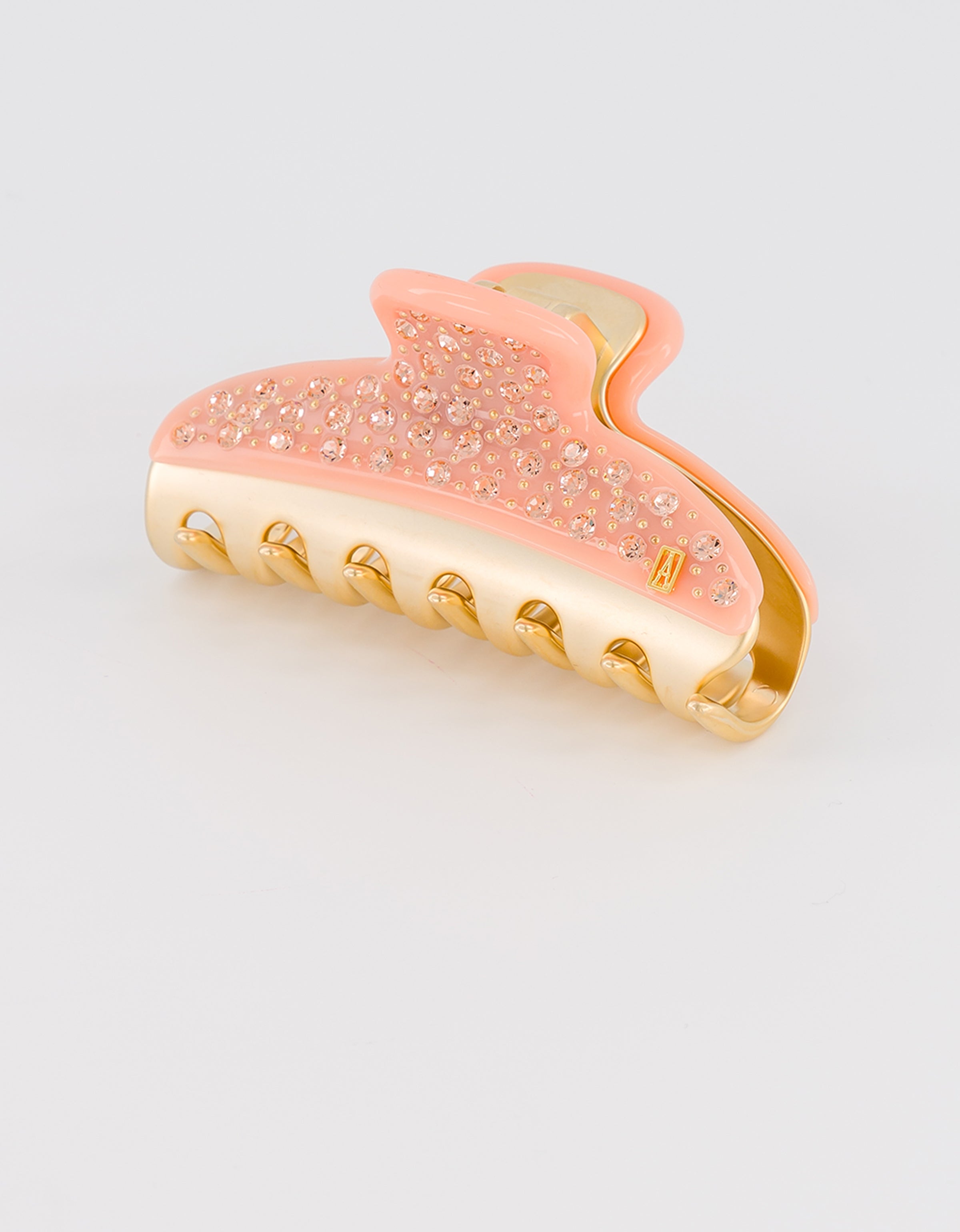 Vendome Pink Swarovski Strass Hair Claw Clip