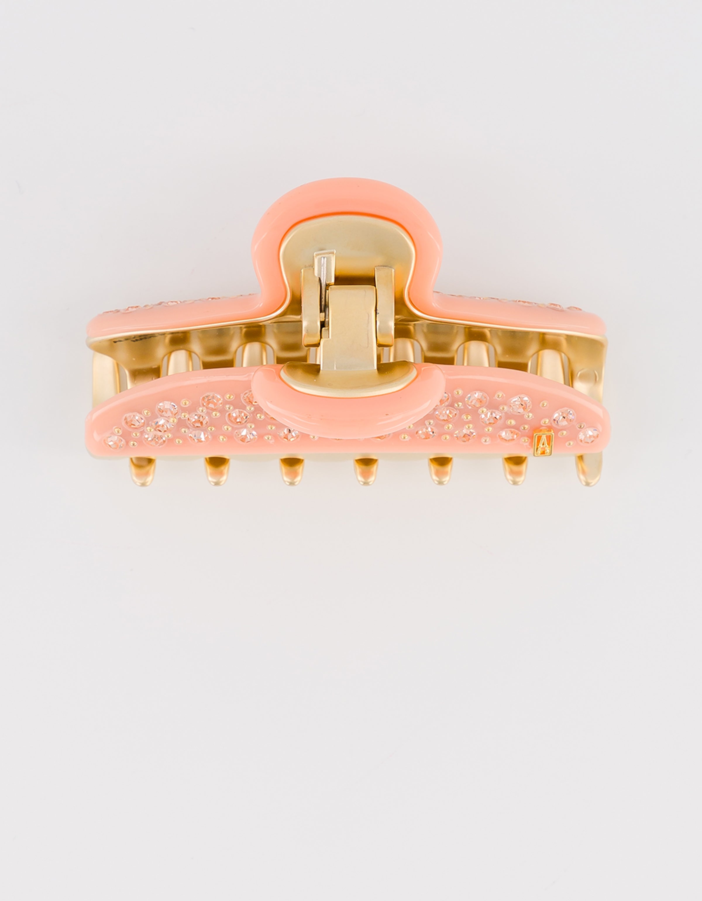 Vendome Pink Swarovski Strass Hair Claw Clip