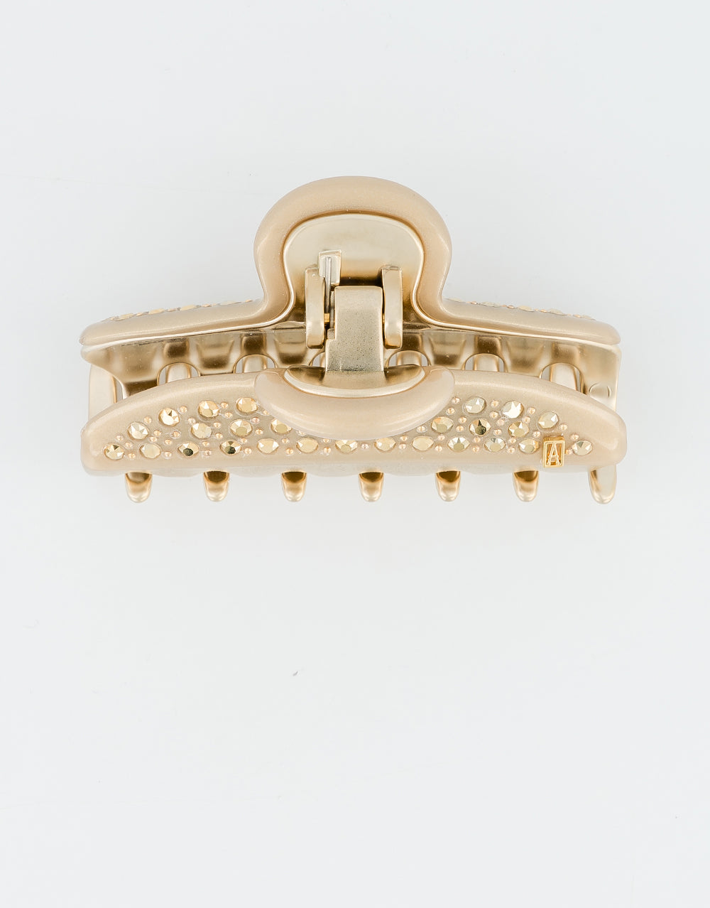 Vendome Gold and Crystals Medium Hair Clip