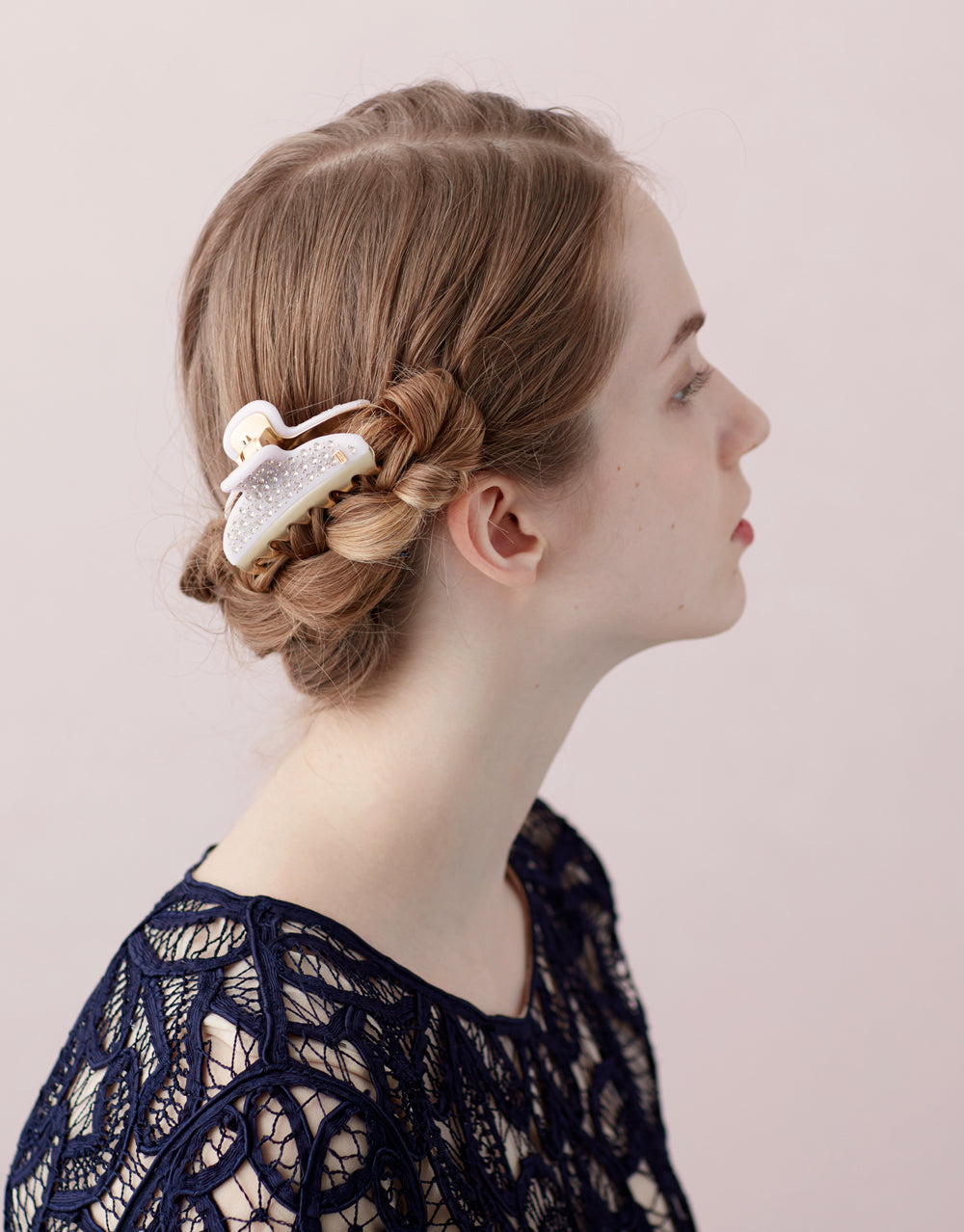 Vendome medium strass hair clip
