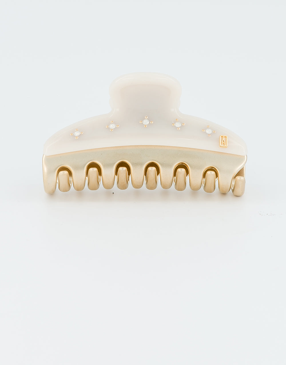 Vendome Ivory Strass Medium Hair Clip