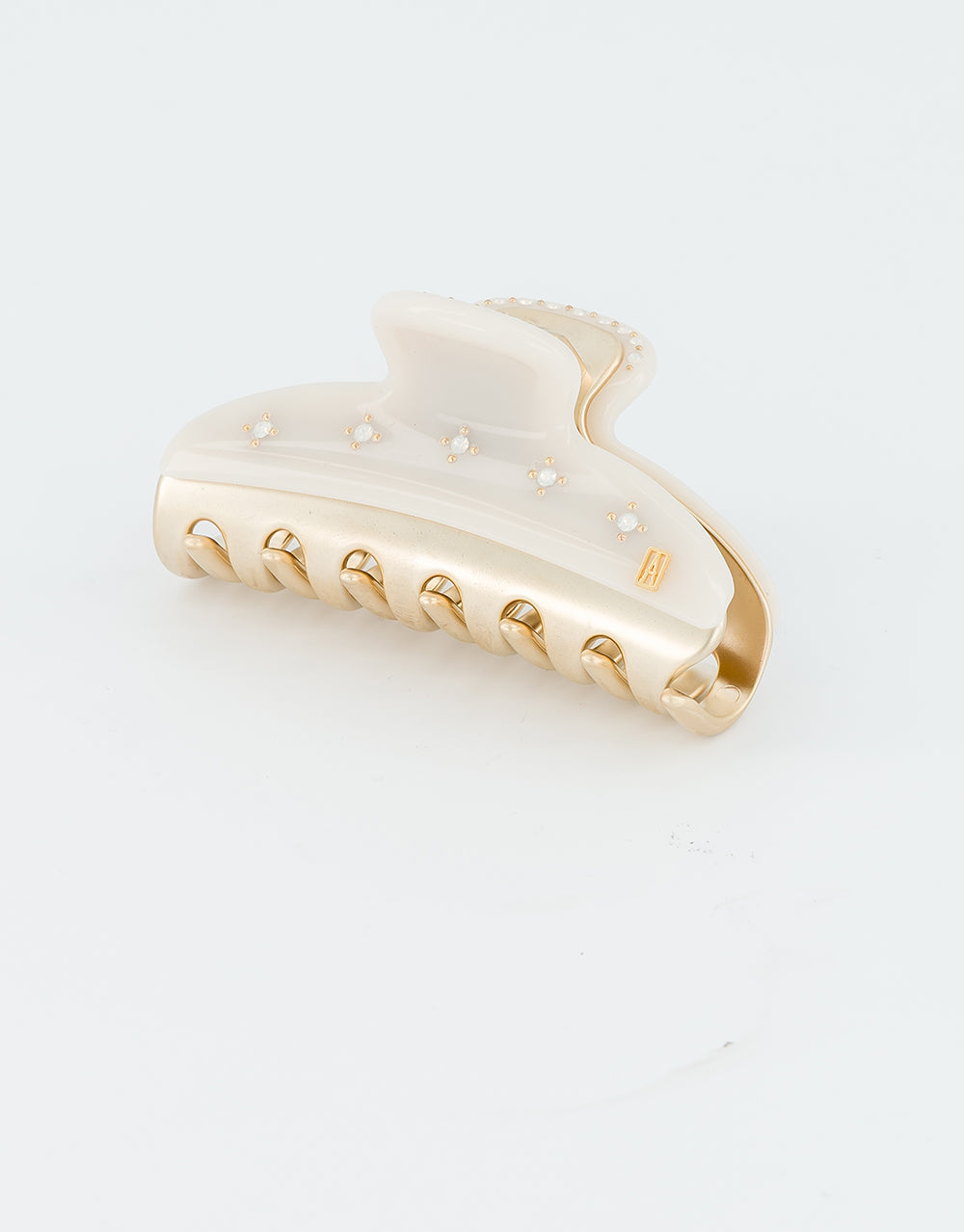 Vendome Ivory Strass Medium Hair Clip