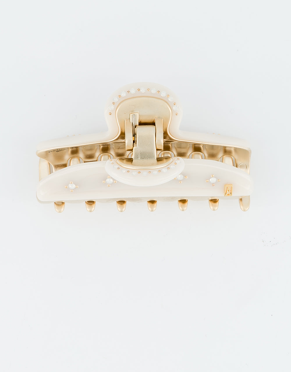 Vendome Ivory Strass Medium Hair Clip