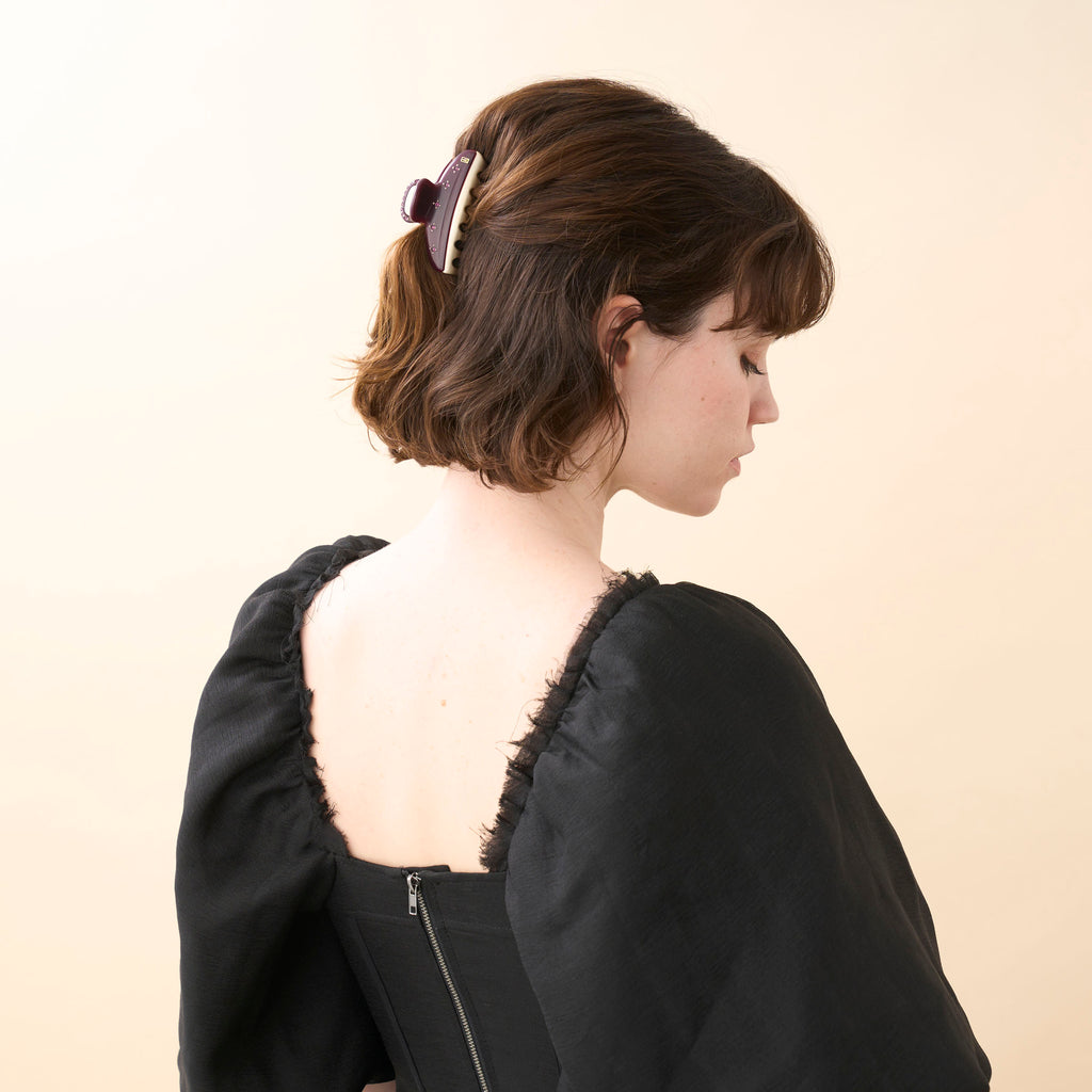Vendome Anemone Strass Medium Hair Clip