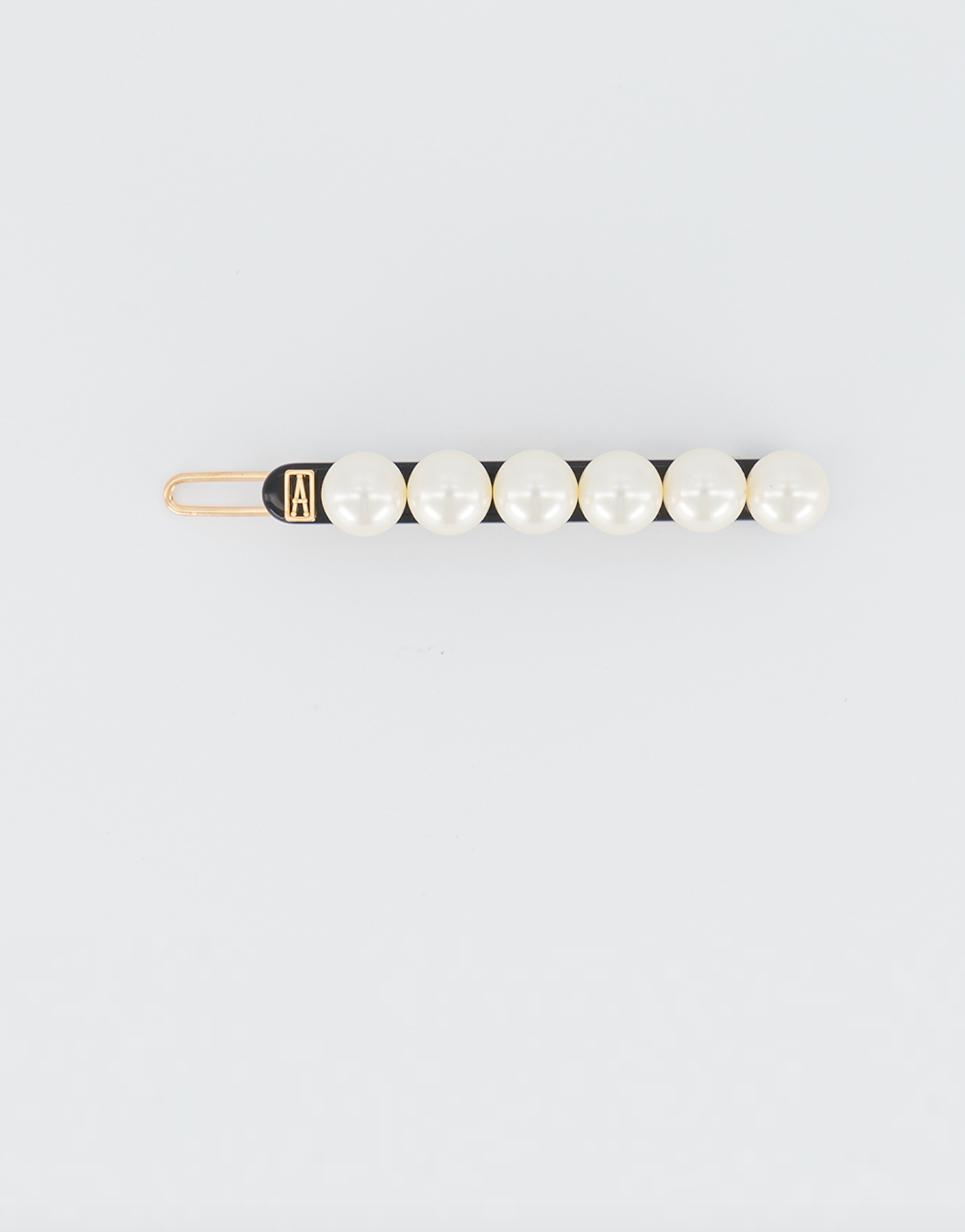 Acetate and pearl side barette