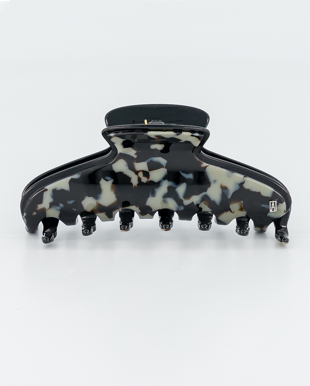 Camouflage large acetate hair clip