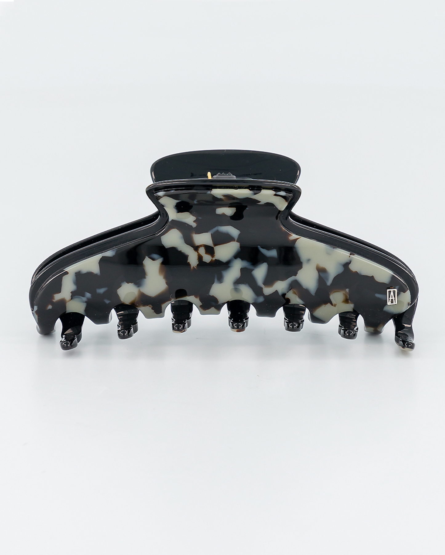 Camouflage large acetate hair clip