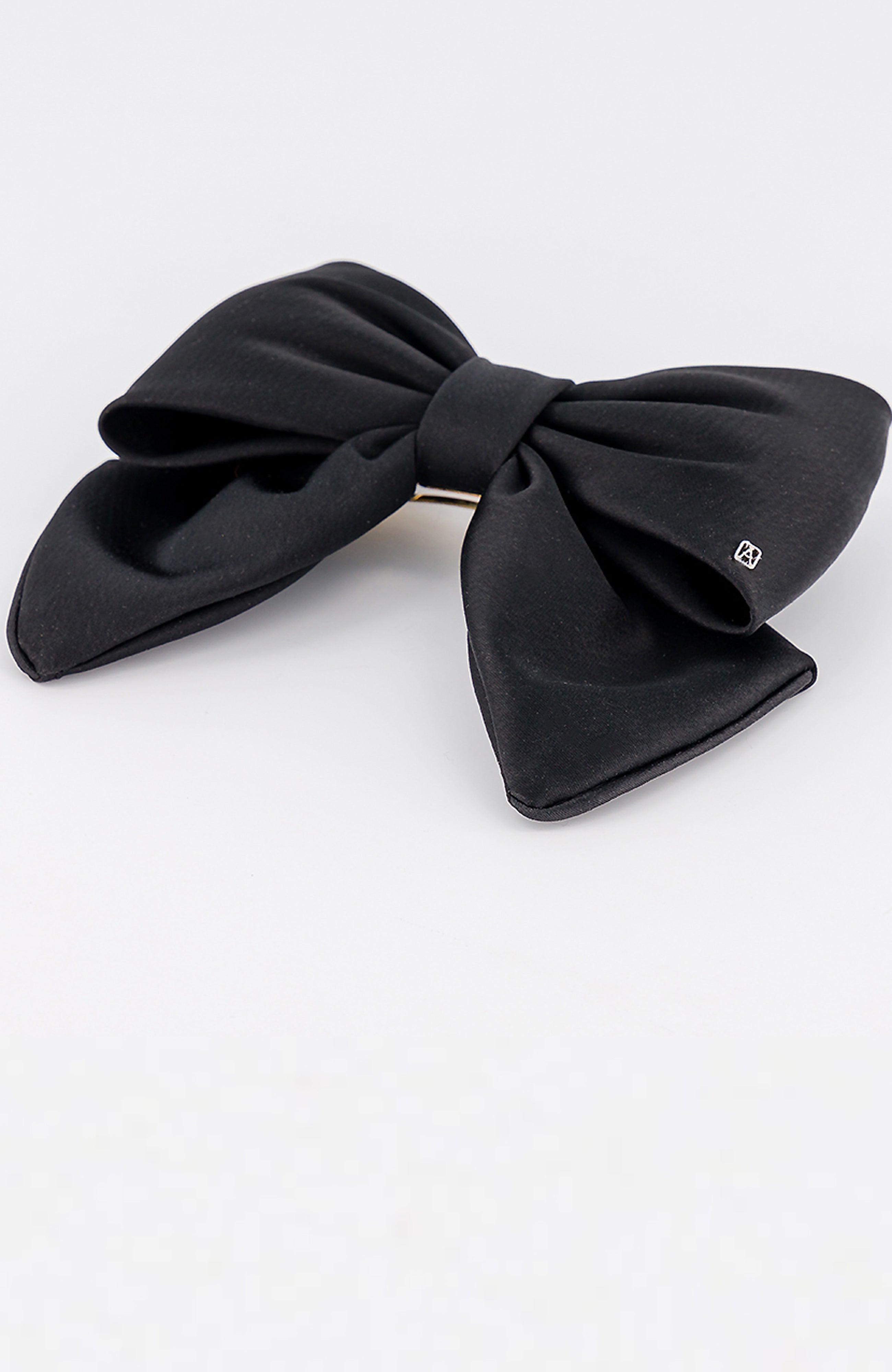Perrine silk bow barette