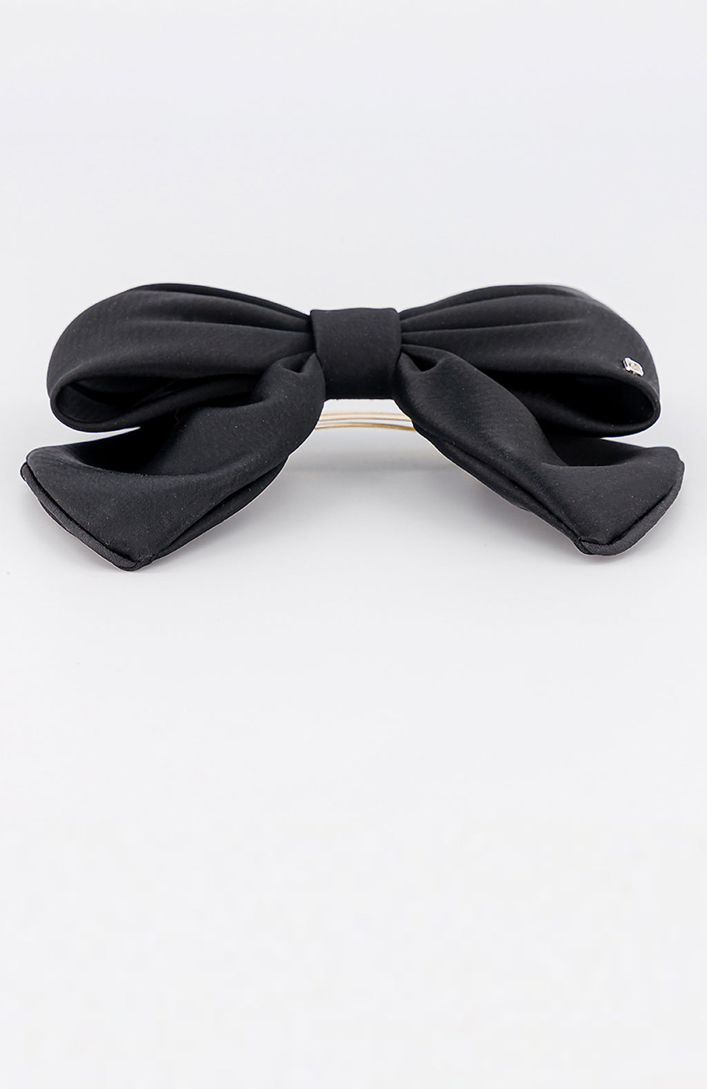 Perrine silk bow barette