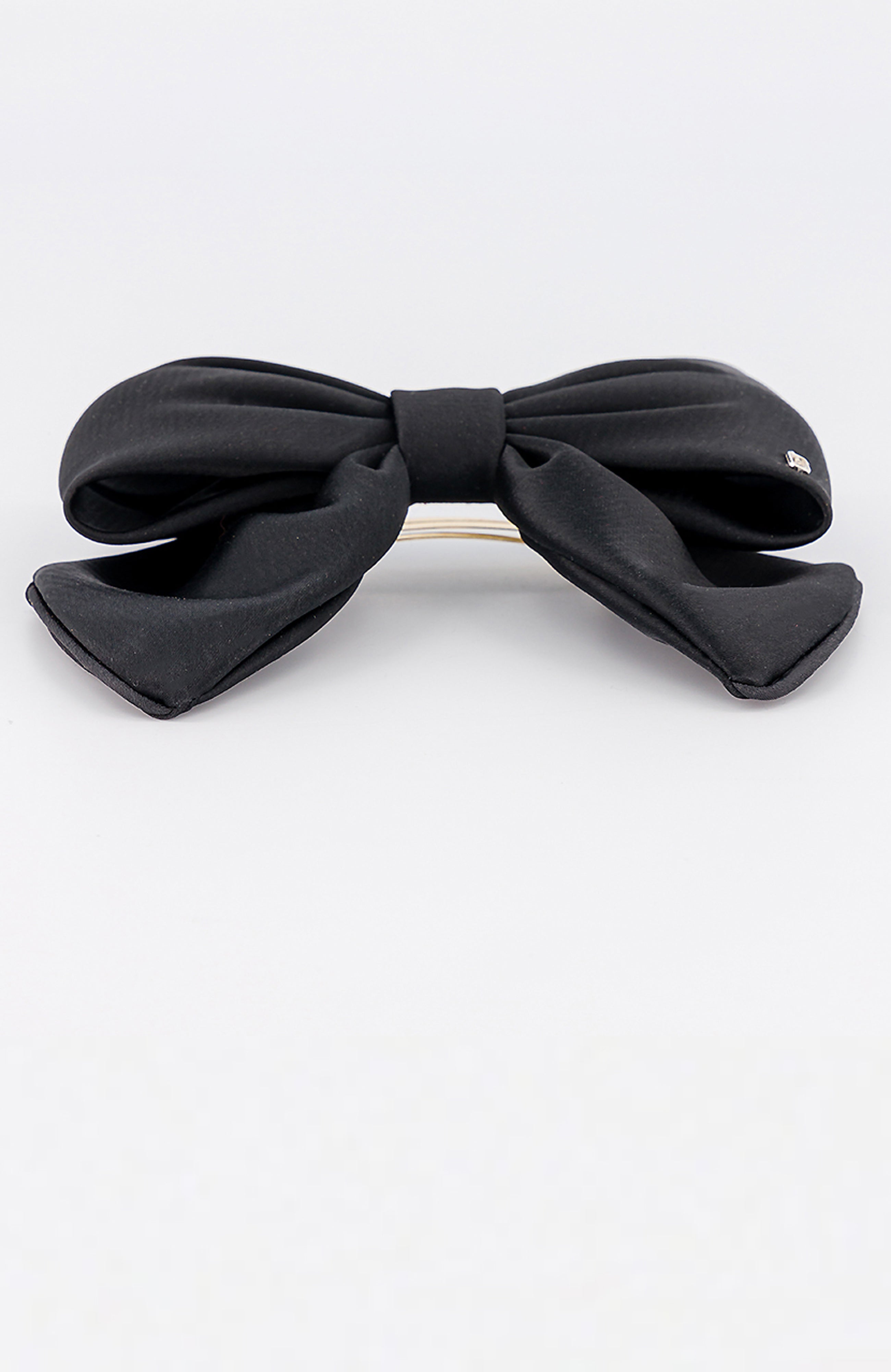 Perrine silk bow barette