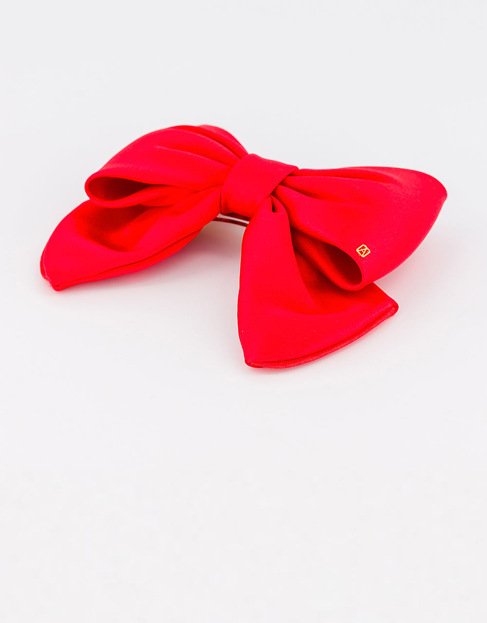 Perrine silk bow barette