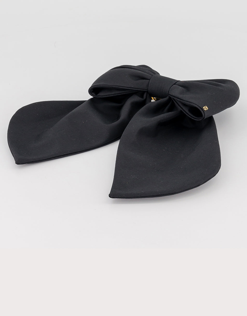 Oversize Silk Bow Barrette