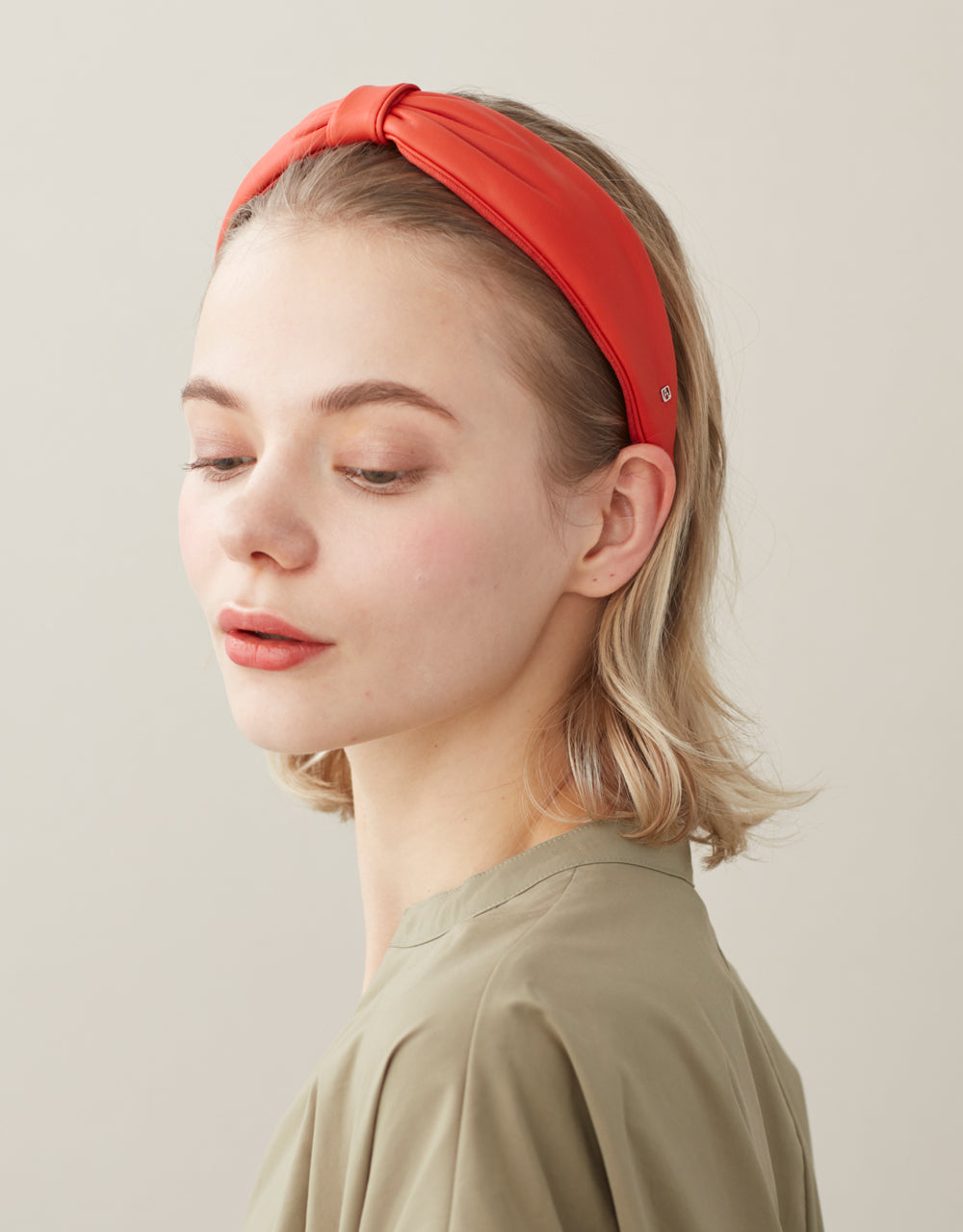 Leather headband