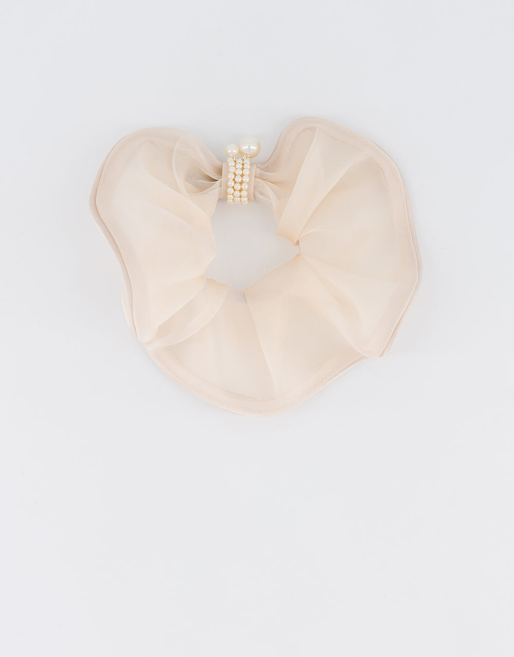 Organza silk hair tie