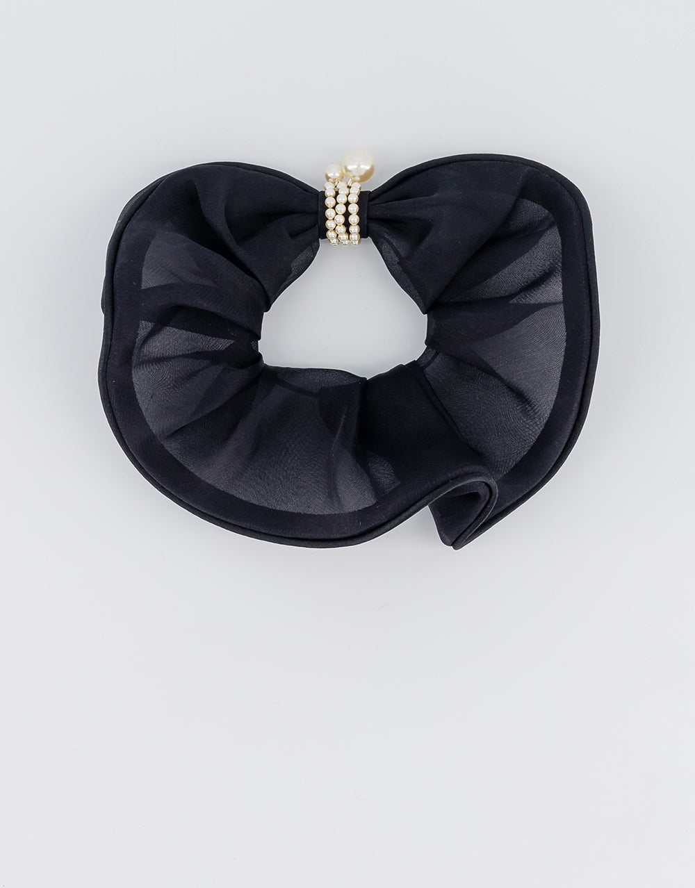 Organza silk hair tie
