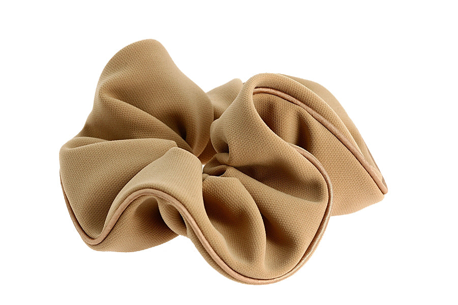 Camel Satin Scrunchie