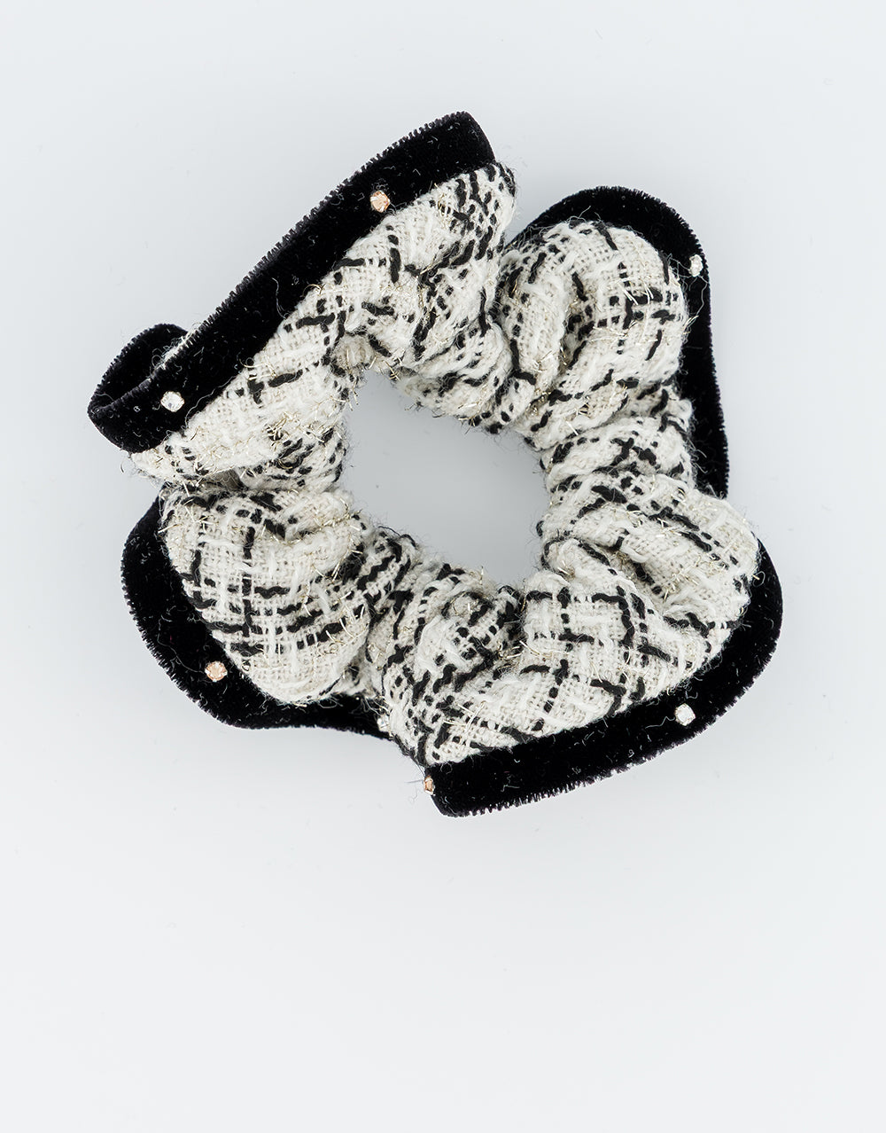 Serenade Velvet and Crystals Scrunchie
