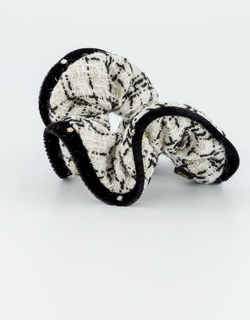 Serenade Velvet and Crystals Scrunchie