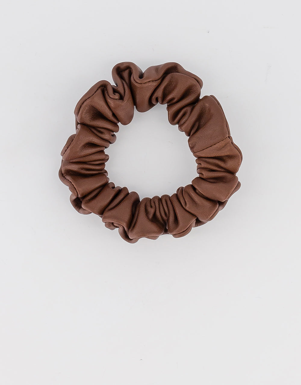 Jade Leather Scrunchie