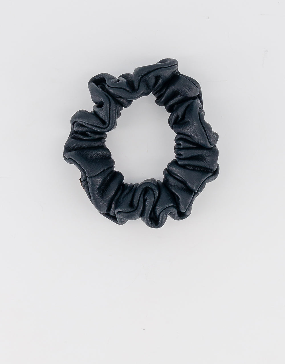 Jade Leather Scrunchie