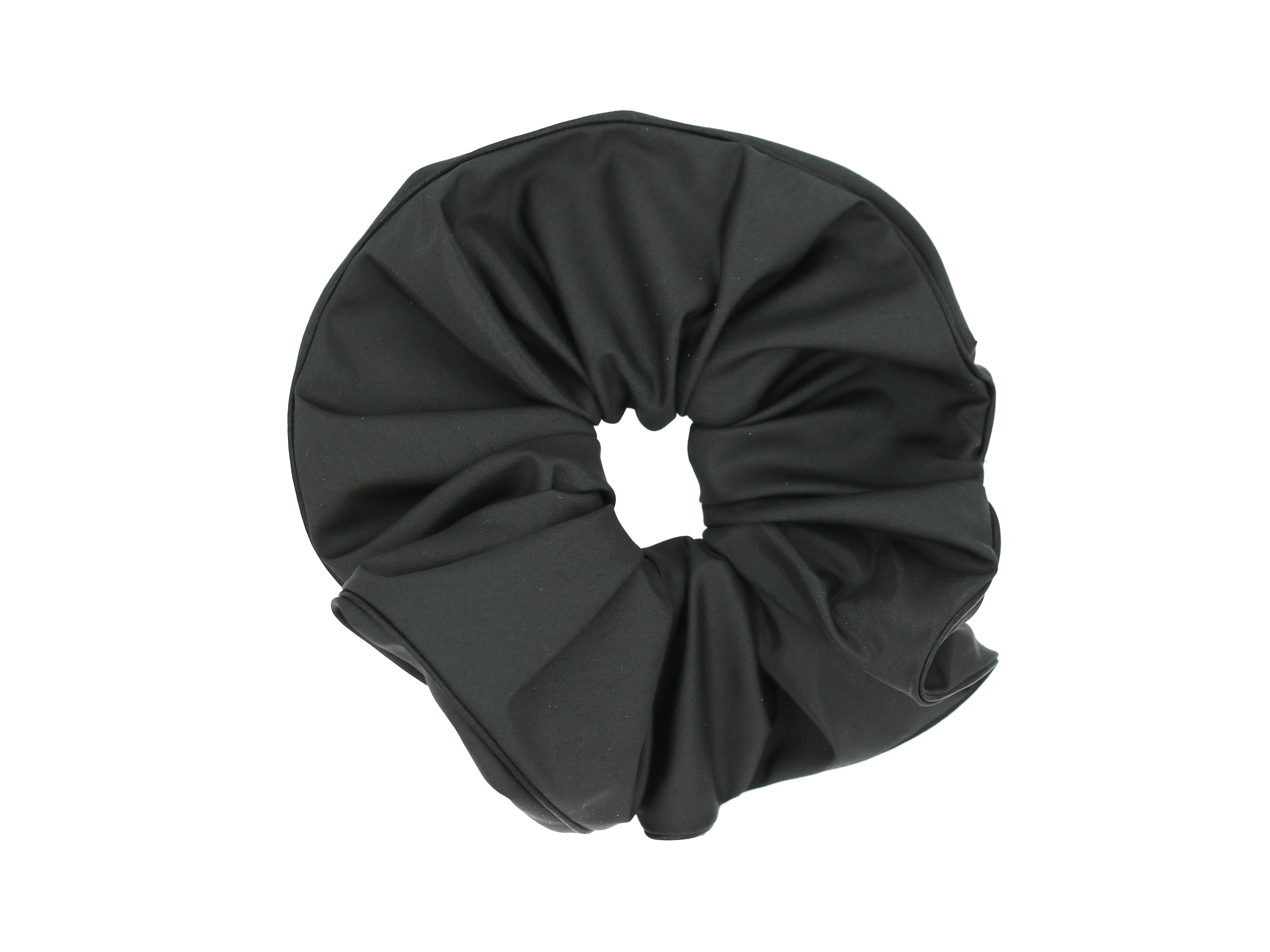 Oversize Black Scrunchie