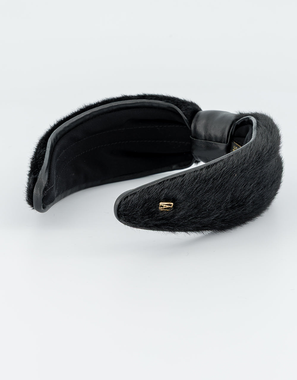 Blizzard Faux Fur and Leather Headband