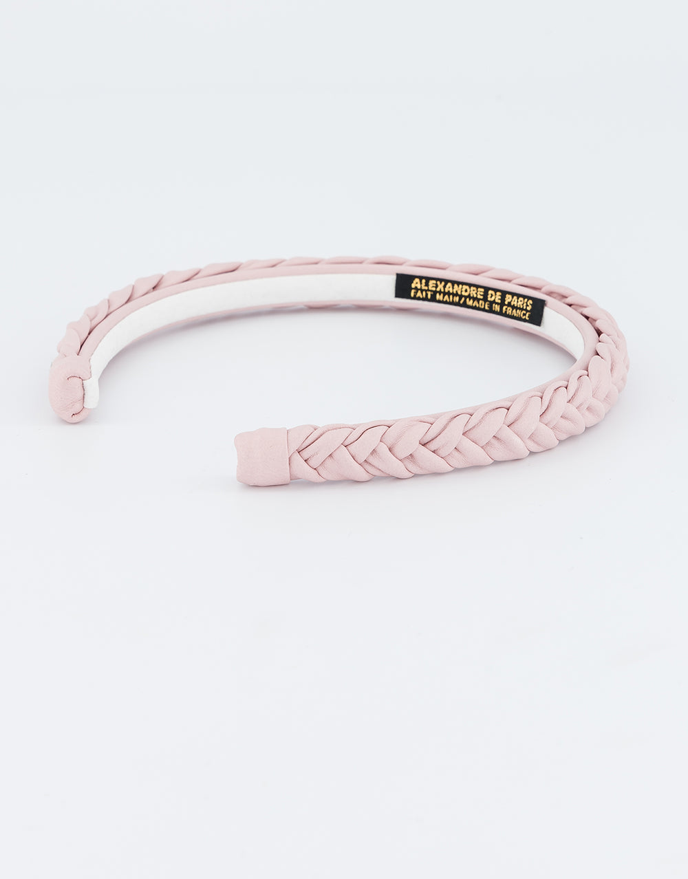 Braided suede leather headband