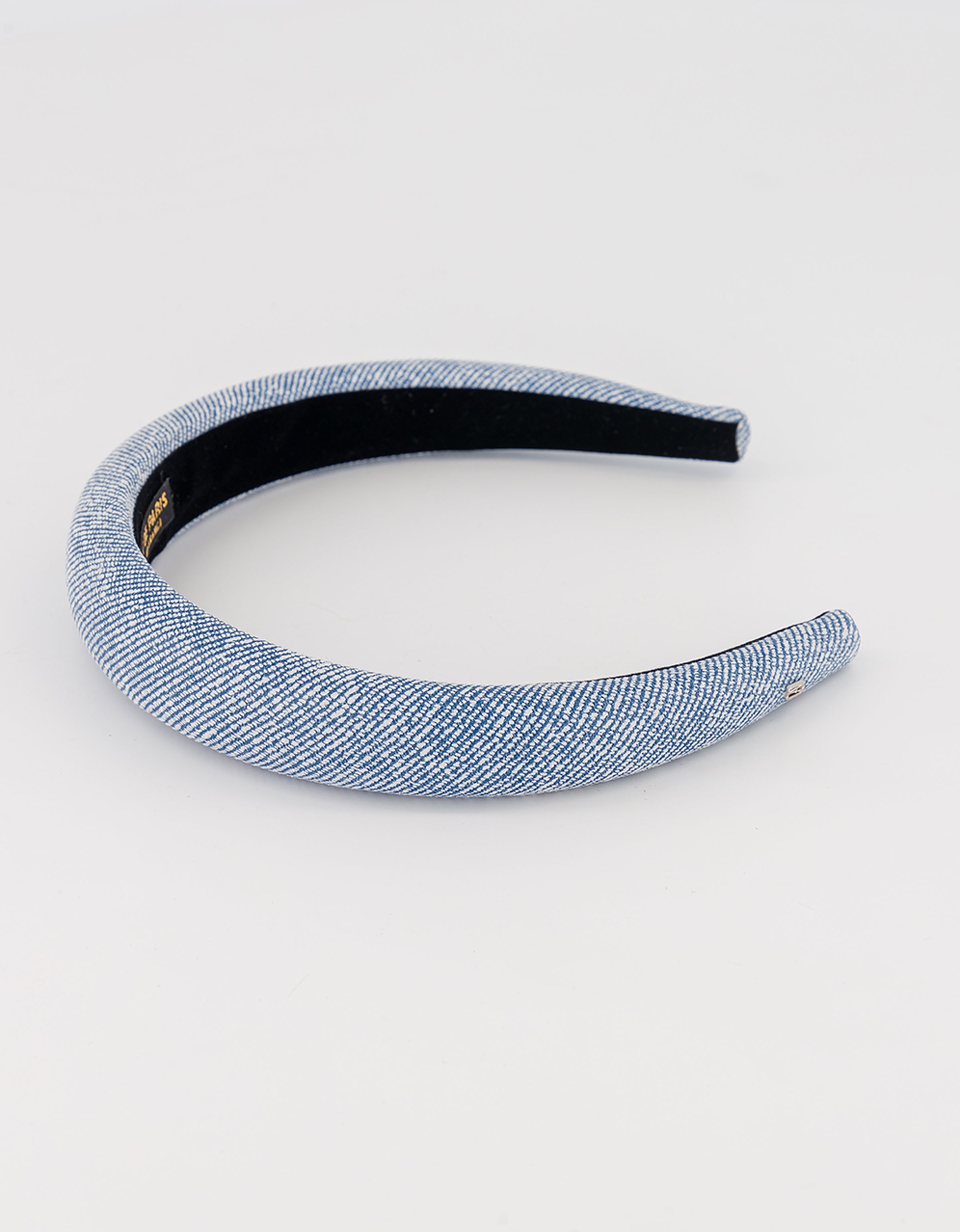 Aurore Boreales Denim Leather headband