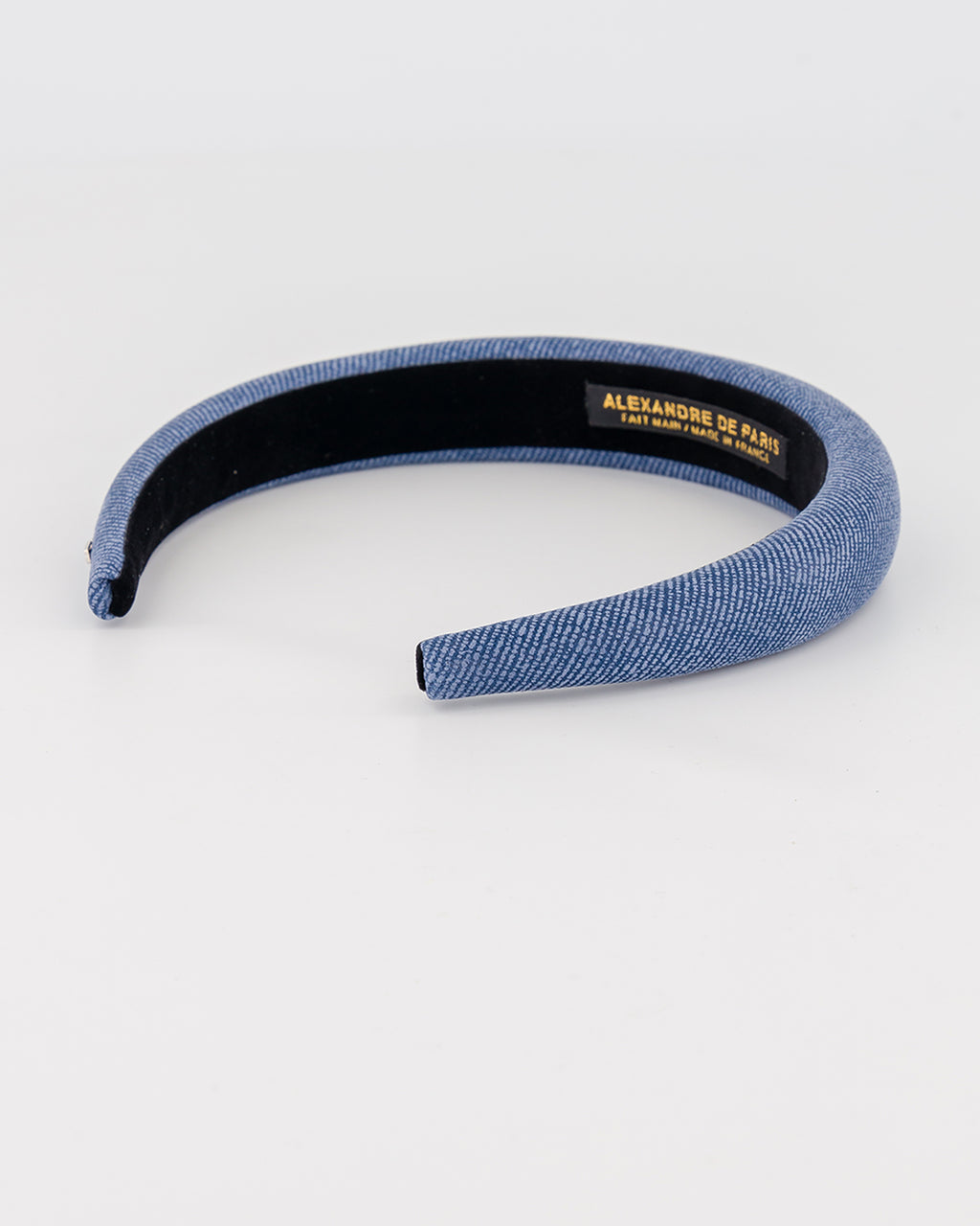 Aurore Boreales Denim Leather headband