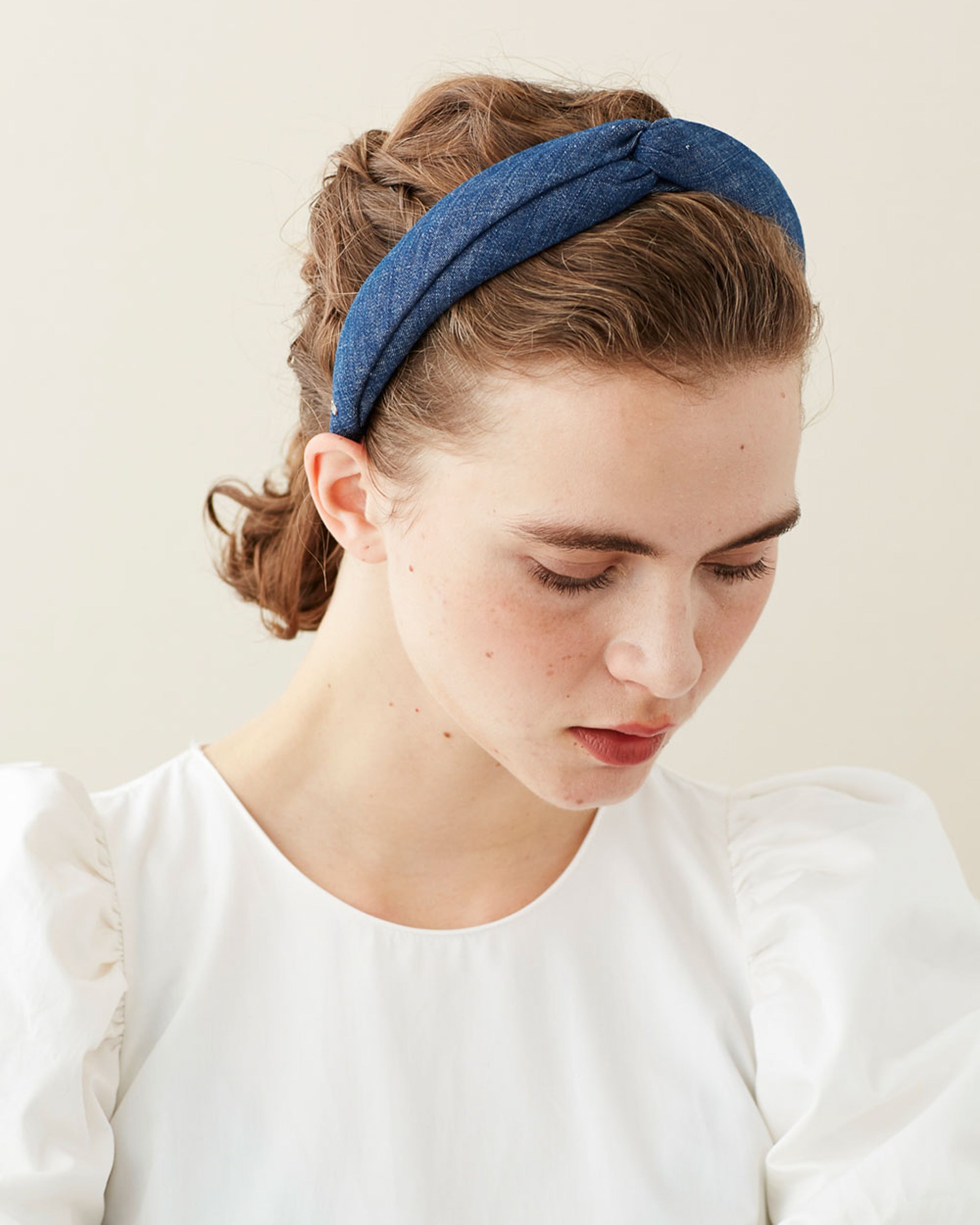 Denim headband