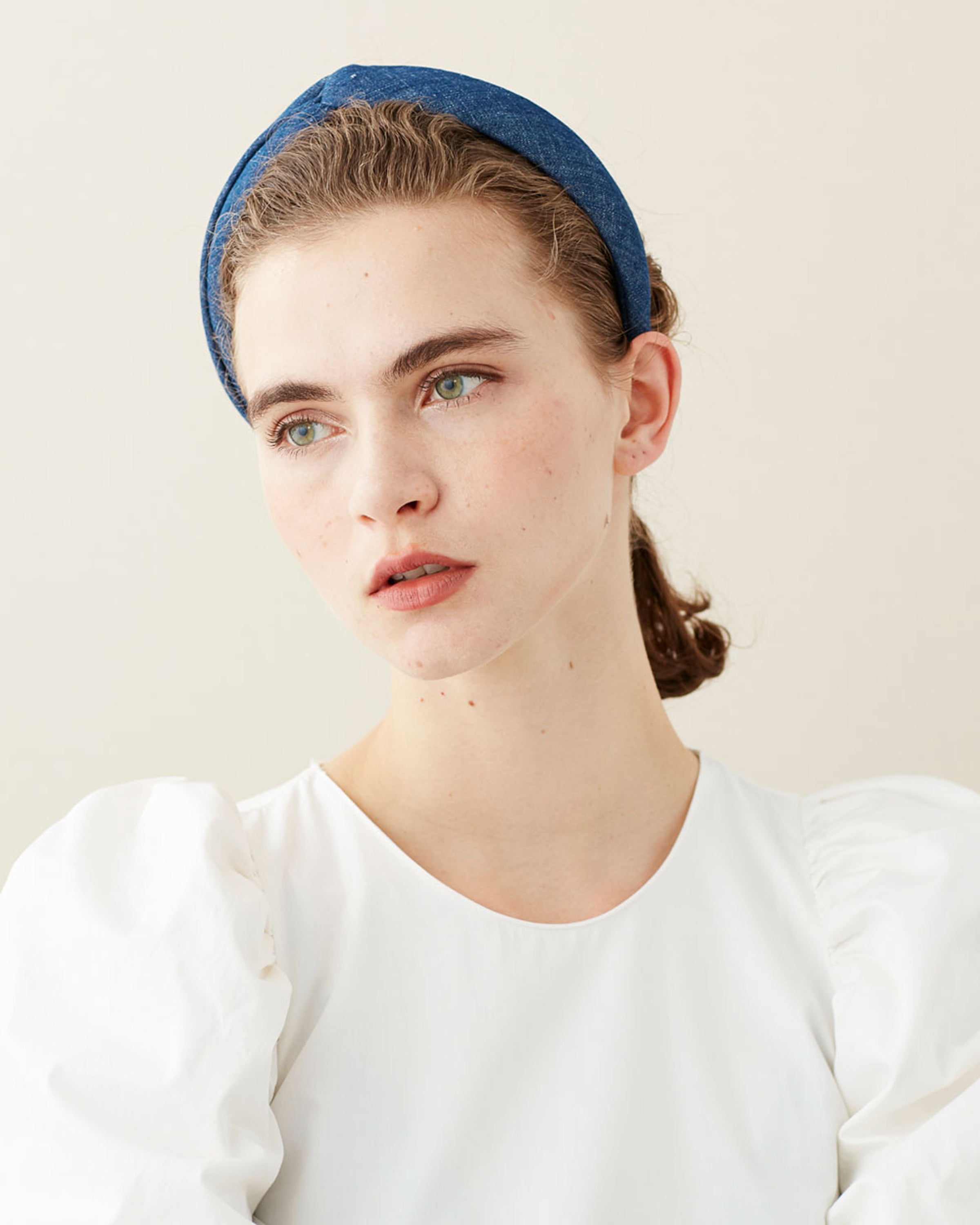 Denim headband