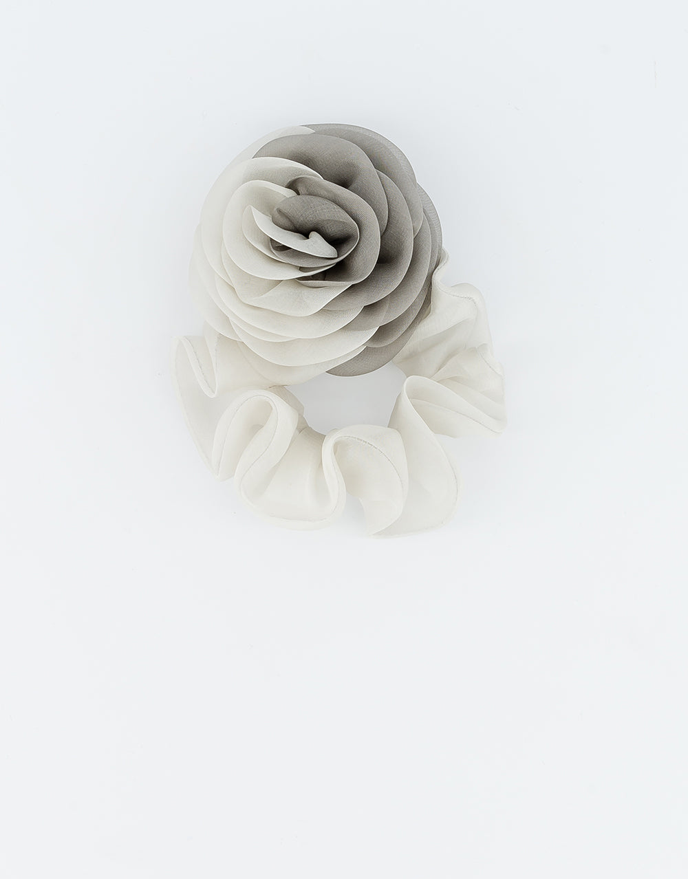 Perla silk flower hair tie