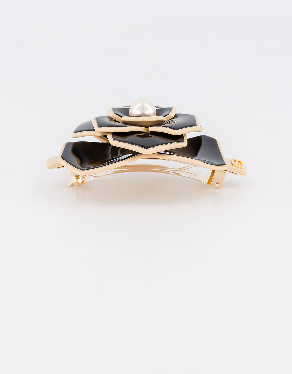 Admirable Acetate and Pearl Hair Barrette