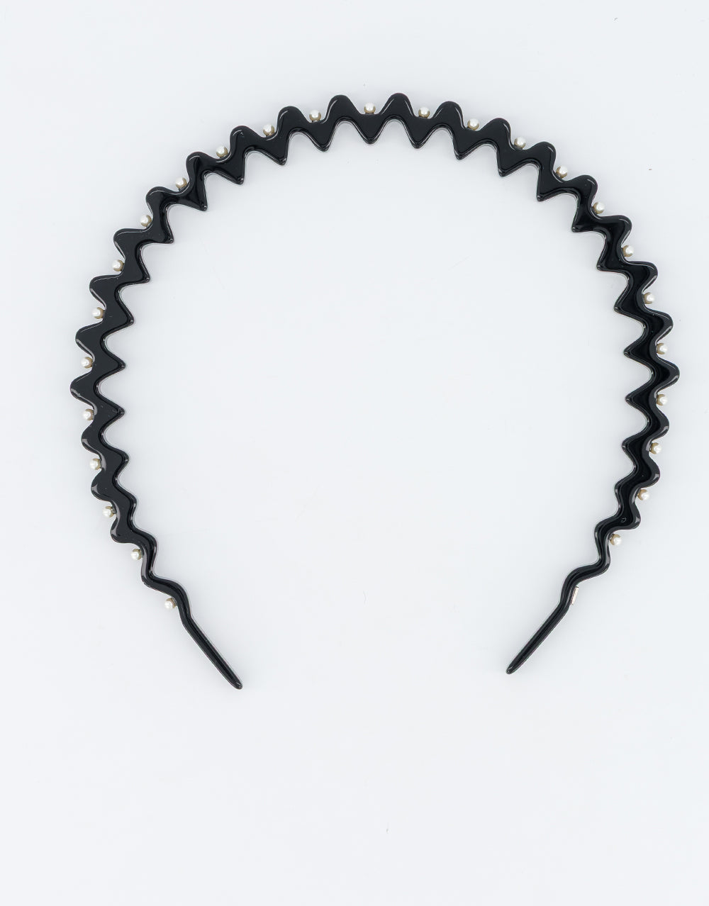 Couronnes Acetate and Pearls Wave Headband