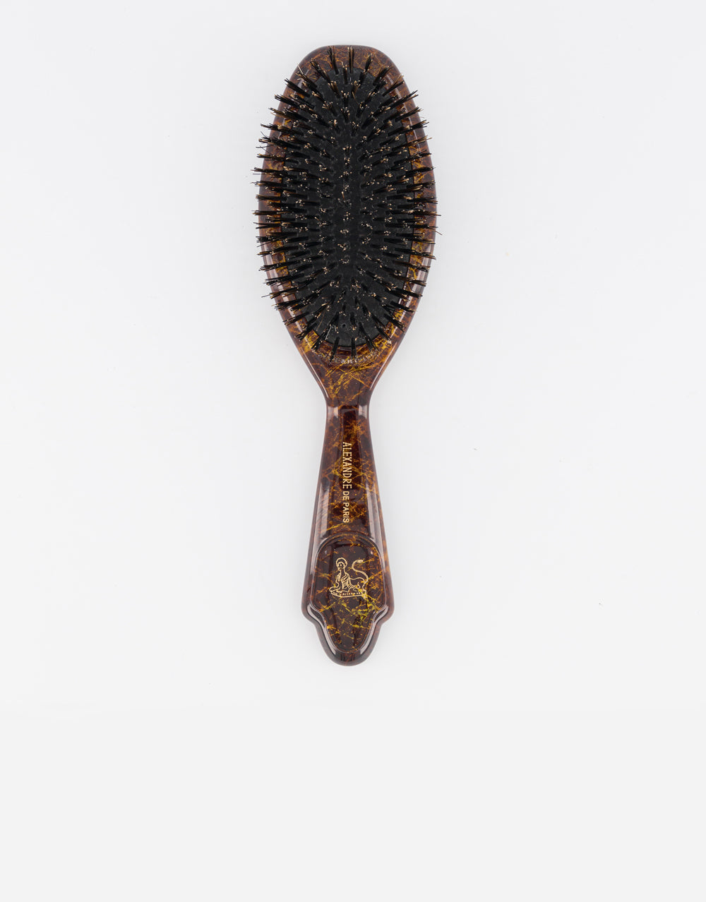 L'elegante Marble Brown Hair Brush
