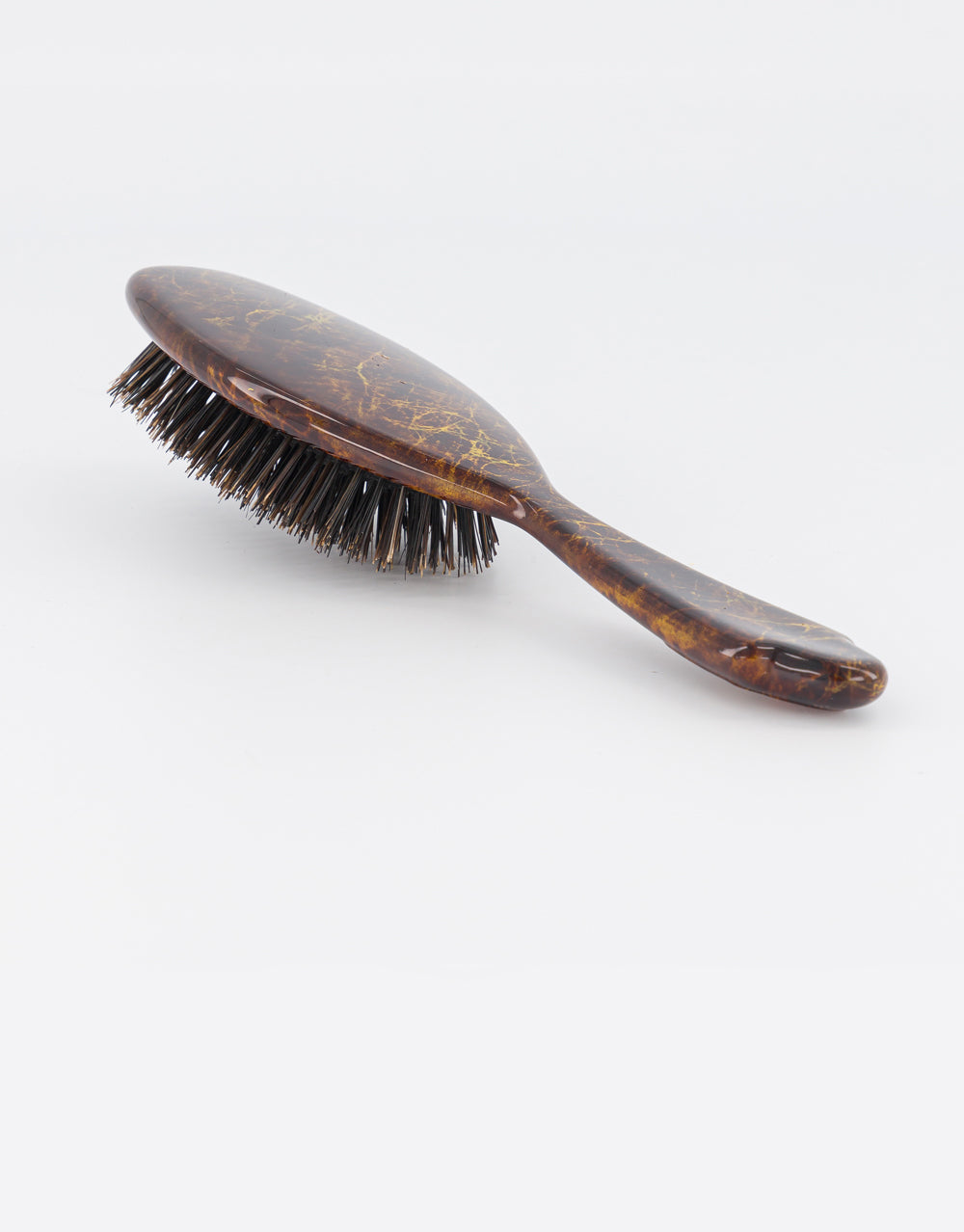 L'elegante Marble Brown Hair Brush