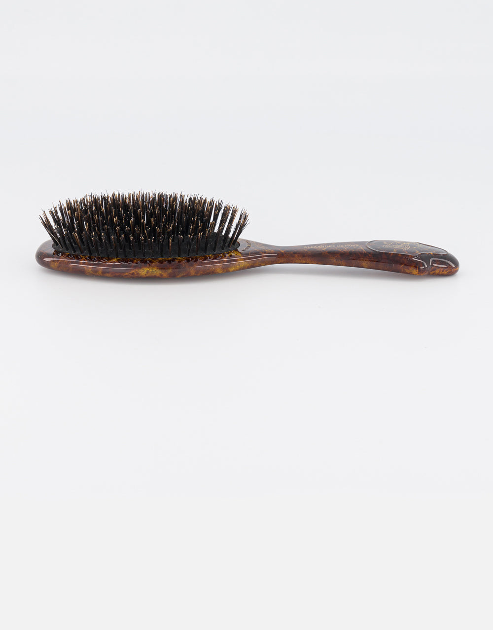 L'elegante Marble Brown Hair Brush