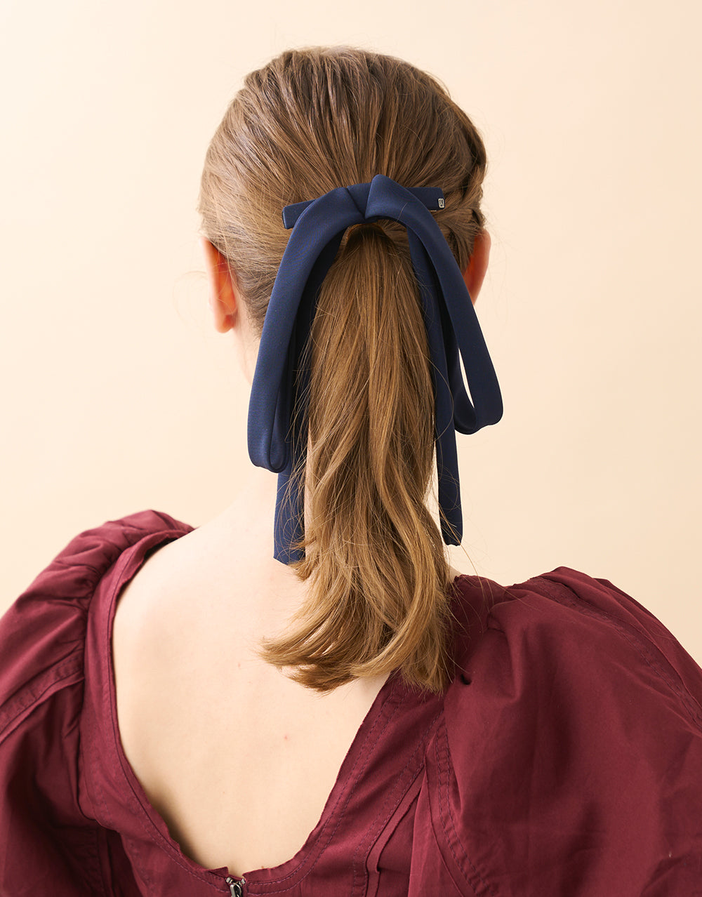 Astrid Satin Bow Barrette